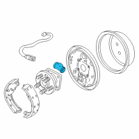 OEM Oldsmobile Alero Wheel Cylinder Diagram - 18029868