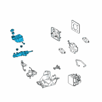 OEM Lexus GS460 Cylinder Sub-Assy, Brake Master Diagram - 47201-30770