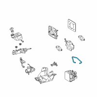 OEM 2008 Lexus GS450h Tube, Reservoir, NO.1 Diagram - 47234-30020