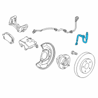 OEM 2013 Chevrolet Cruze Brake Hose Diagram - 13399771