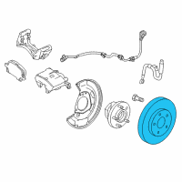 OEM 2011 Chevrolet Volt Rotor Diagram - 13503988