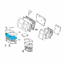 OEM 2005 Toyota 4Runner Seat Cushion Pad Diagram - 71611-35070