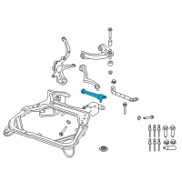 OEM Mercury Front Arm Diagram - 6M8Z-3078-A