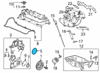 OEM 2021 Honda Clarity O-Ring (92.4X2.8) Diagram - 91306-5K0-A01