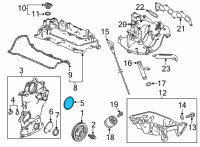 OEM 2022 Honda Accord O-Ring (92.4X2.8) Diagram - 91306-5K0-A01