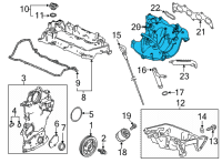 OEM Honda Manifold Assembly-, Int Diagram - 17010-5TZ-H00