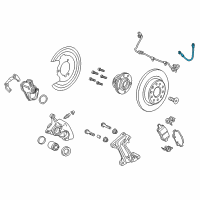 OEM 2019 Buick Regal TourX Brake Hose Diagram - 84199609