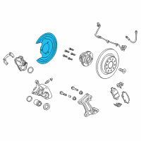 OEM 2019 Buick LaCrosse Splash Shield Diagram - 90927648
