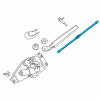 OEM BMW X2 Wiper Blade Diagram - 61-62-7-423-865