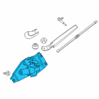 OEM 2019 BMW X1 Rear Window Wiper Motor Diagram - 61-62-7-356-220