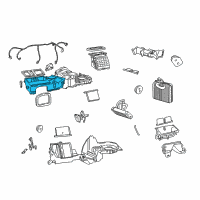 OEM 2003 Jeep Grand Cherokee Seal-Air Conditioning Unit Diagram - 5012721AA