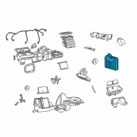 OEM 2003 Jeep Grand Cherokee EVAPORATOR-Air Conditioning Diagram - 5101786AD