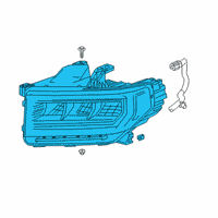 OEM 2020 GMC Acadia Composite Assembly Diagram - 84795966