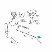 OEM Cadillac Escalade ESV Sensor Asm-Inflator Restraint Front End Discriminating Diagram - 15854647