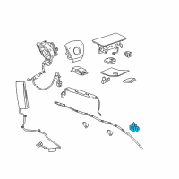 OEM Chevrolet Avalanche Sensor Asm-Inflator Restraint Front End Discriminating Diagram - 15854647