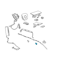 OEM Cadillac Escalade EXT Side Sensor Diagram - 15093923