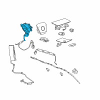 OEM 2008 Chevrolet Avalanche Coil Asm-Inflator Restraint Steering Wheel Module (W/ Accessory Diagram - 25966964