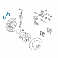 OEM 2004 Toyota Avalon Brake Hose Diagram - 90080-94097
