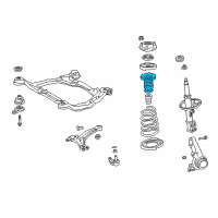 OEM 2001 Toyota Sienna Upper Spring Insulator Diagram - 48157-08010