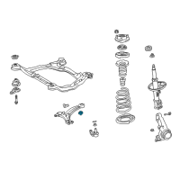 OEM Toyota Sienna Bushings Diagram - 48655-08010