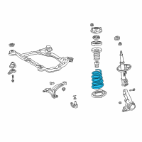 OEM 1999 Toyota Sienna Coil Spring Diagram - 48131-AE011