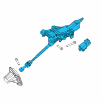 OEM 2017 Ford Edge Column Assembly Diagram - G2GZ-3C529-N