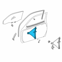 OEM 2000 Toyota RAV4 Regulator Assy, Front Door Window, LH Diagram - 69820-42031