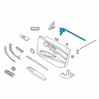 OEM BMW 435i Gran Coupe Channel Sealing, Inside, Door, Front Left Diagram - 51-35-7-310-211