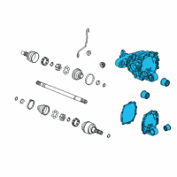 OEM 2012 Chevrolet Camaro Differential(Ring Gear and Pinion) Diagram - 20931133