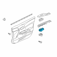 OEM 2014 Honda Civic Switch Assembly Diagram - 35750-TR0-A51