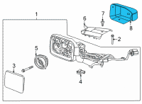 OEM 2021 Ford Bronco COVER Diagram - M2DZ-17D742-A