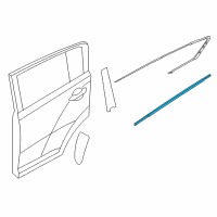OEM 2020 Kia Sportage W/STRIP Assembly-Rr Dr B Diagram - 83210D9020