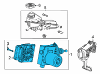 OEM Cadillac CT4 ABS Control Unit Diagram - 85106186