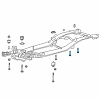 OEM 2021 Ford Ranger Mount Bolt Diagram - -W715381-S442