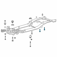 OEM Ford Mount Bolt Diagram - -W715381-S442