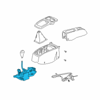 OEM 2004 Honda Insight Bracket, Base Diagram - 54200-S3Y-A81