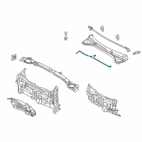 OEM 2018 Hyundai Elantra Hose & Connector Assembly-Windshield Washer Diagram - 98660-F2000