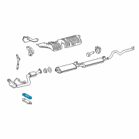 OEM 2007 Dodge Sprinter 2500 Bracket Diagram - 68012076AA