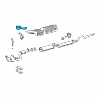 OEM 2008 Dodge Sprinter 3500 Bracket-Heat Shield Diagram - 68012066AA