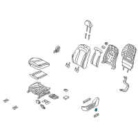 OEM 2014 Kia Optima Power Seat Switch Diagram - 885233R00087