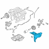 OEM Ford F-150 Lower Shield Diagram - BL3Z-6N634-B