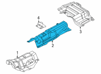 OEM 2022 Ford Maverick HEAT SHIELD Diagram - NZ6Z-6011434-C