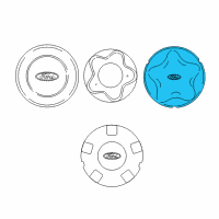 OEM Ford F-150 Heritage Cap Diagram - YL3Z-1130-GB