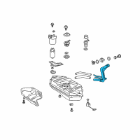 OEM Scion Filler Pipe Diagram - 77201-52270