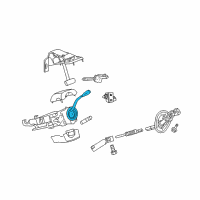 OEM 2010 Dodge Ram 2500 Shifter-Gearshift Diagram - 5057536AD