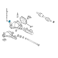 OEM Jeep Seal-Axle Drive Shaft Diagram - 52111338AC