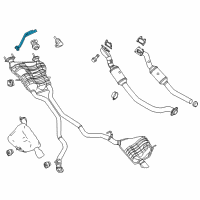 OEM 2013 Dodge Durango Bracket-Exhaust Diagram - 68084791AA