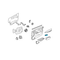OEM Saturn LW2 Exterior Bulbs Diagram - 11015639