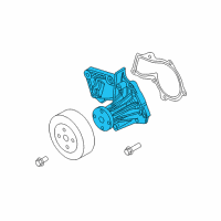 OEM 2014 Ford Fiesta Water Pump Diagram - 7S7Z-8501-L