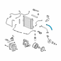 OEM 1997 Honda Civic Hose, Suction (Parker) Diagram - 80311-S01-A01